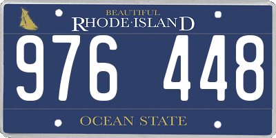 RI license plate 976448