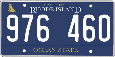 RI license plate 976460