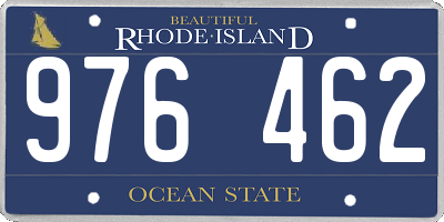 RI license plate 976462