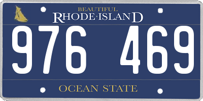 RI license plate 976469