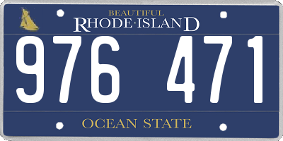 RI license plate 976471