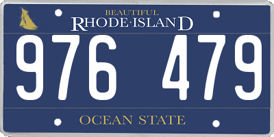 RI license plate 976479