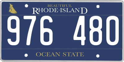 RI license plate 976480