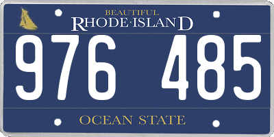 RI license plate 976485