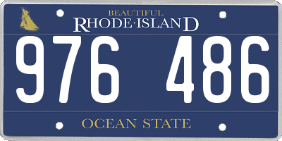 RI license plate 976486