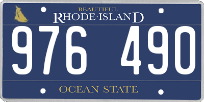 RI license plate 976490