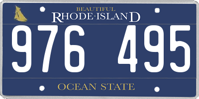RI license plate 976495