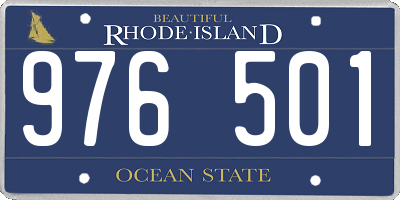 RI license plate 976501