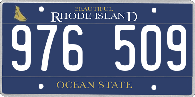 RI license plate 976509