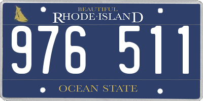 RI license plate 976511