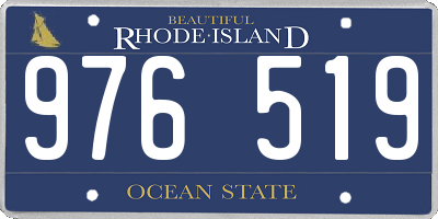 RI license plate 976519