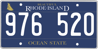 RI license plate 976520