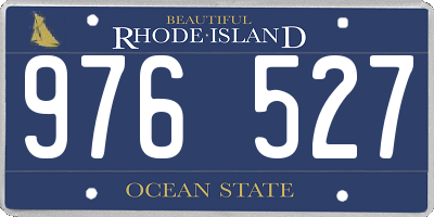 RI license plate 976527