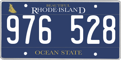 RI license plate 976528