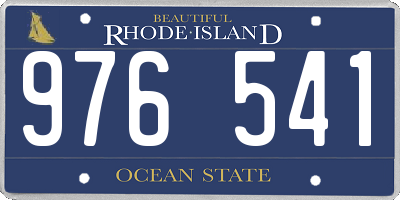 RI license plate 976541