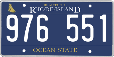 RI license plate 976551