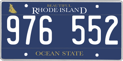 RI license plate 976552