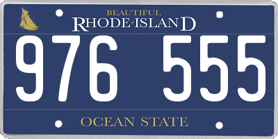 RI license plate 976555