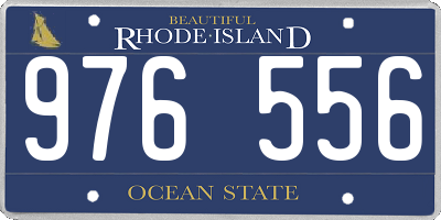 RI license plate 976556