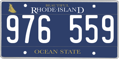 RI license plate 976559