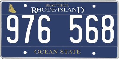 RI license plate 976568