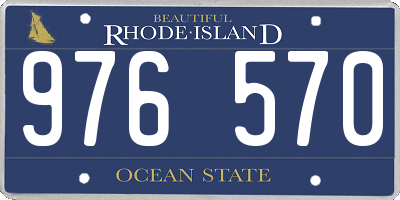 RI license plate 976570