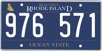 RI license plate 976571