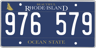 RI license plate 976579