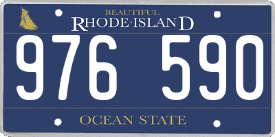 RI license plate 976590