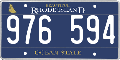 RI license plate 976594