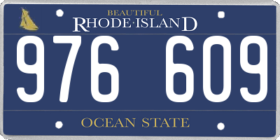 RI license plate 976609