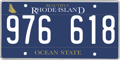 RI license plate 976618