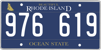 RI license plate 976619