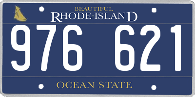 RI license plate 976621