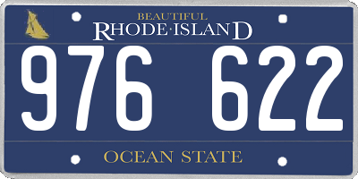 RI license plate 976622