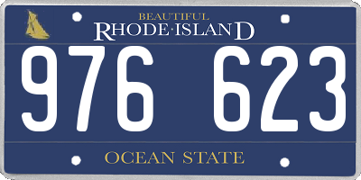 RI license plate 976623