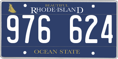RI license plate 976624