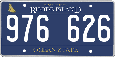RI license plate 976626