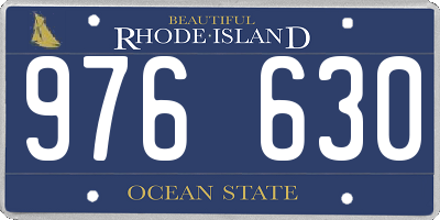 RI license plate 976630