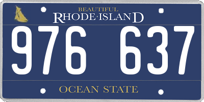 RI license plate 976637