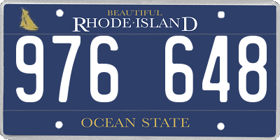 RI license plate 976648