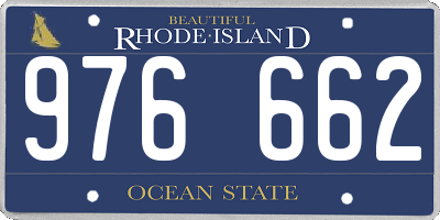 RI license plate 976662