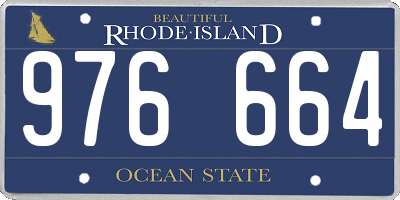 RI license plate 976664