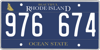 RI license plate 976674