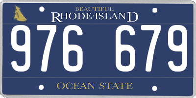 RI license plate 976679