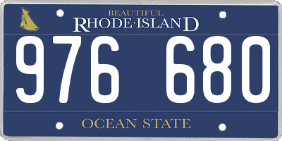 RI license plate 976680
