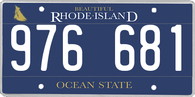 RI license plate 976681