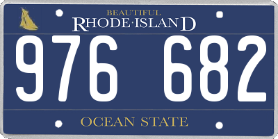 RI license plate 976682