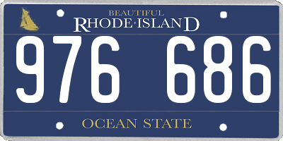 RI license plate 976686