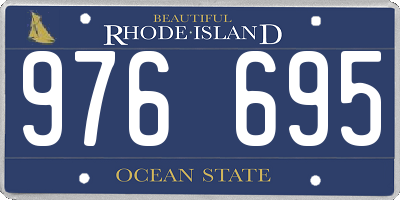 RI license plate 976695